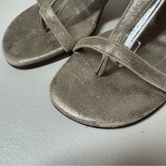 Vintage Donald J Pliner Slingback Y2K 90s Women's Open Toe Heels Size 7 - Picture 7 of 16